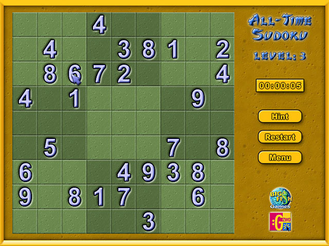 All-Time Sudoku game screenshot - 1
