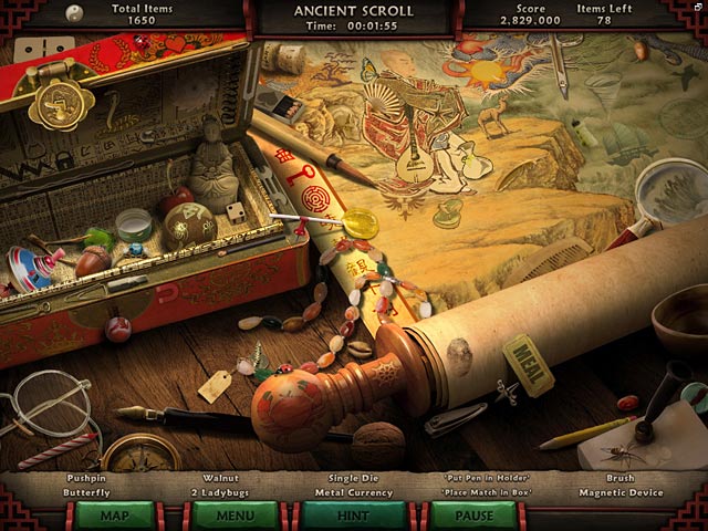 Amazing Adventures: The Forgotten Dynasty game screenshot - 1