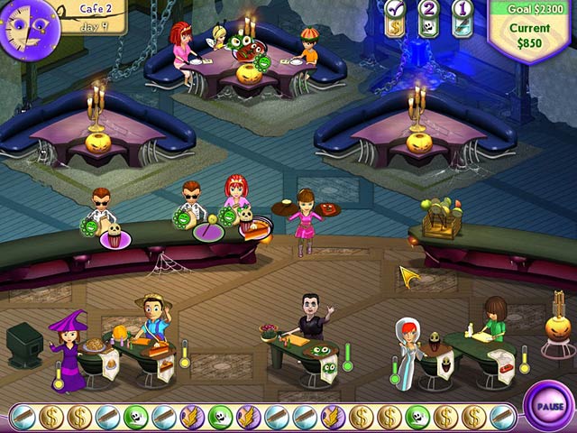 Amelie's Cafe: Halloween game screenshot - 2