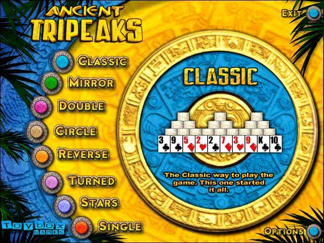Ancient Tripeaks game screenshot - 2