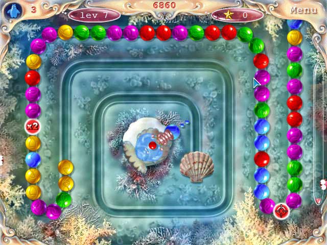 Aqua Pearls game screenshot - 3