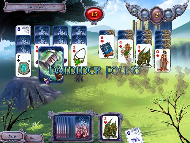 Avalon Legends Solitaire game screenshot - 1