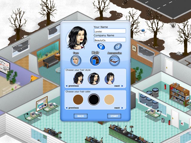 Beauty Factory game screenshot - 2
