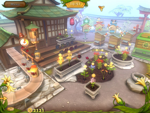 Bee Garden: The Lost Queen game screenshot - 1