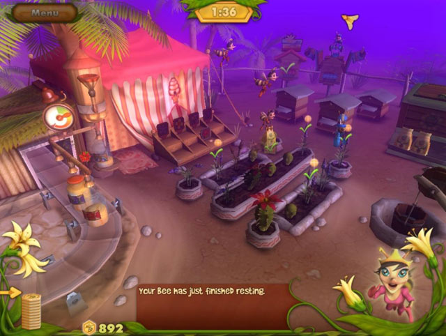 Bee Garden: The Lost Queen game screenshot - 2