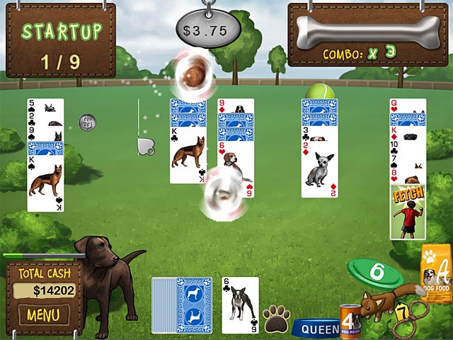 Best in Show Solitaire game screenshot - 2