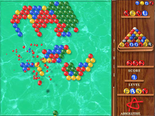 Bubble Snooker game screenshot - 1