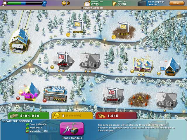 Build-a-lot: On Vacation game screenshot - 3