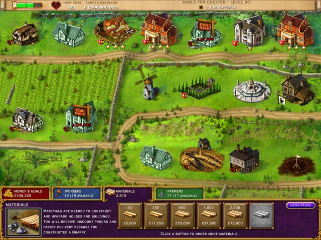 Build-a-Lot: The Elizabethan Era game screenshot - 1