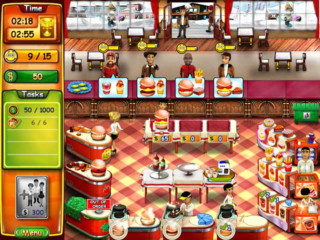 Burger Bustle game screenshot - 1