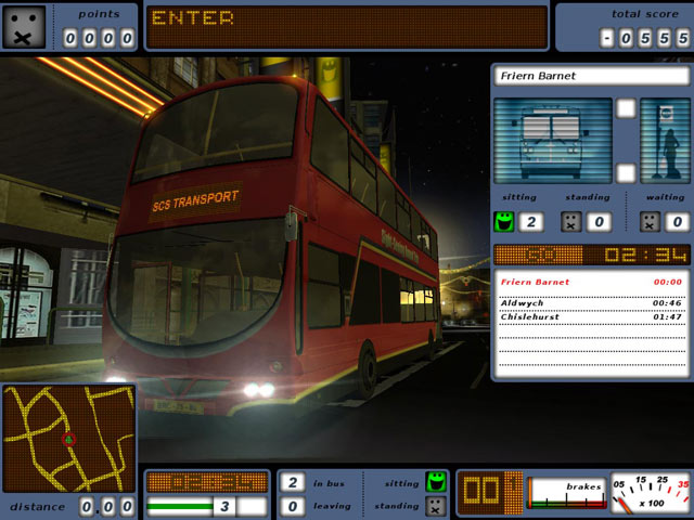 Bus Driver game screenshot - 2