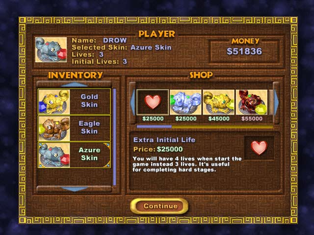 Chameleon Gems game screenshot - 2