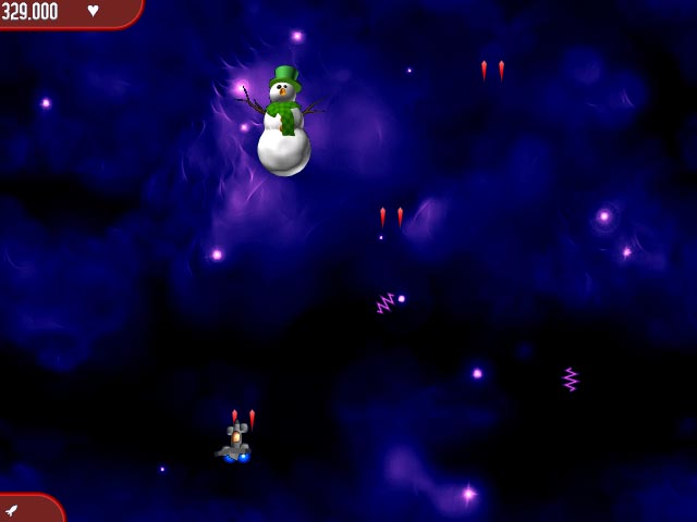 Chicken Invaders 2 Christmas Edition game screenshot - 2