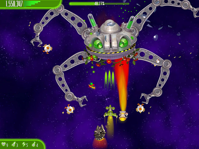 Chicken Invaders 4: Ultimate Omelette Easter Edition game screenshot - 1