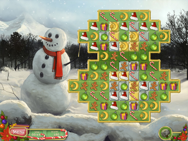 Christmas Puzzle game screenshot - 1