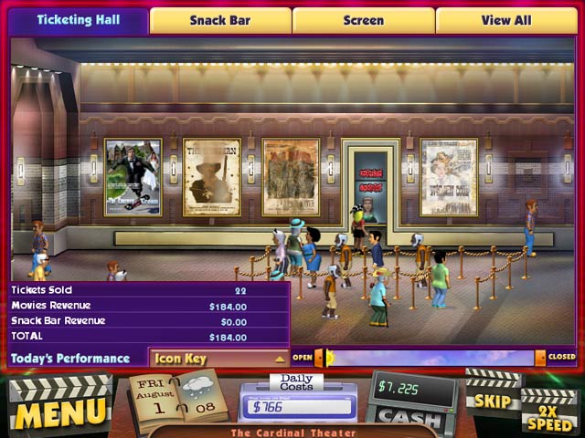 Cinema Tycoon 2: Movie Mania game screenshot - 1
