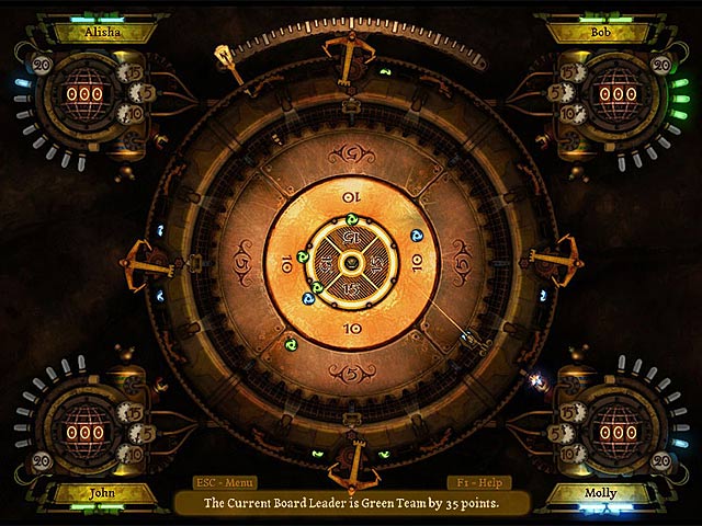 Clockwork Crokinole game screenshot - 1