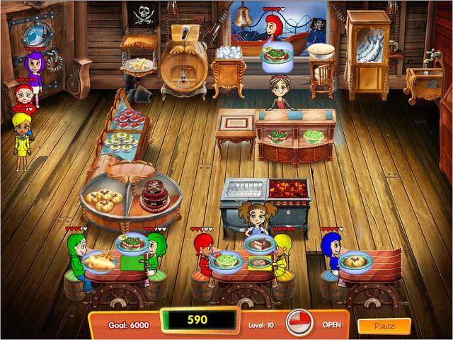 Cooking Dash 3: Thrills and Spills game screenshot - 1