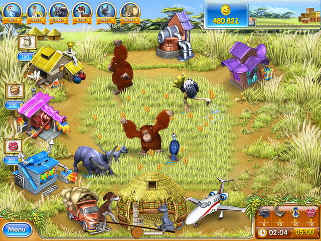 Farm Frenzy 3: Madagascar game screenshot - 2
