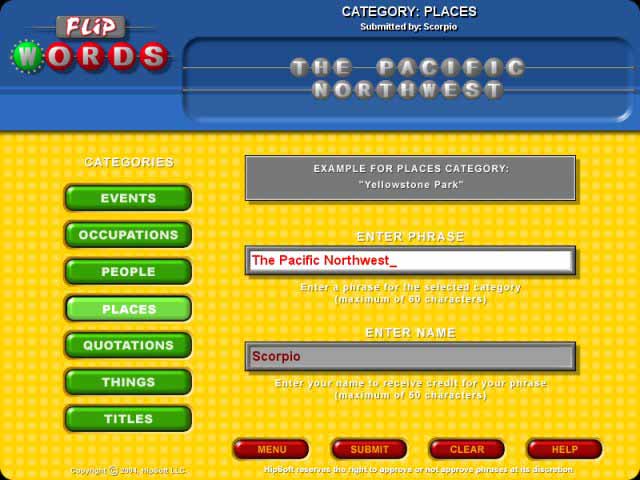 Flip Words game screenshot - 2
