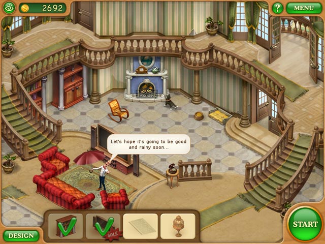 Gardenscapes: Mansion Makeover game screenshot - 1