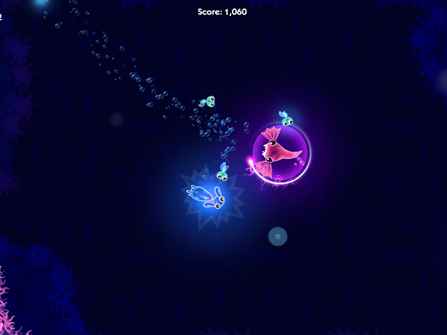 Glow Fish game screenshot - 2