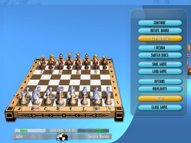 Grandmaster Chess Tournament game screenshot - 1