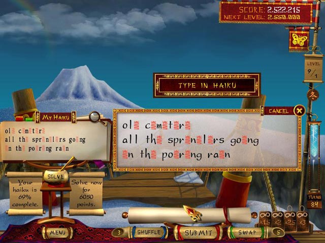 Haiku Journey game screenshot - 2