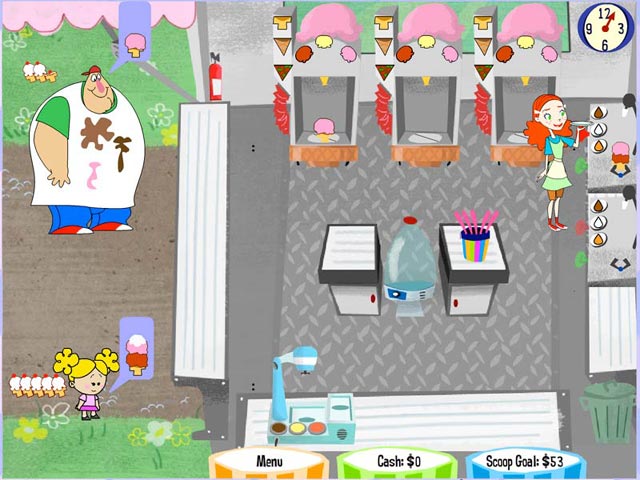 Ice Cream Dee Lites game screenshot - 1