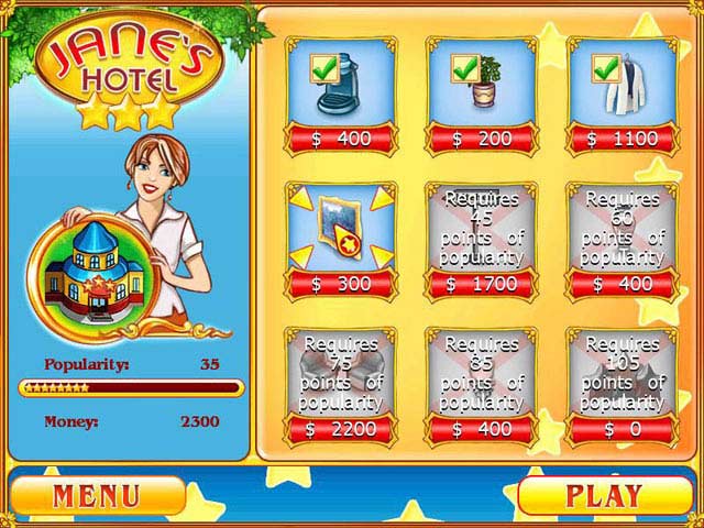 Jane's Hotel game screenshot - 3