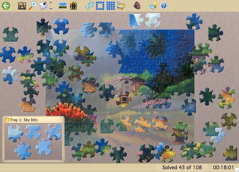 Jigsaws Galore game screenshot - 1