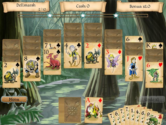 Legends of Solitaire: The Lost Cards game screenshot - 1