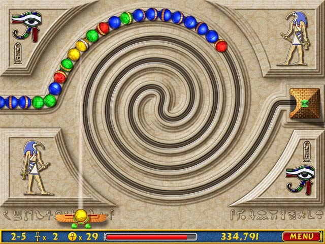 Luxor game screenshot - 2