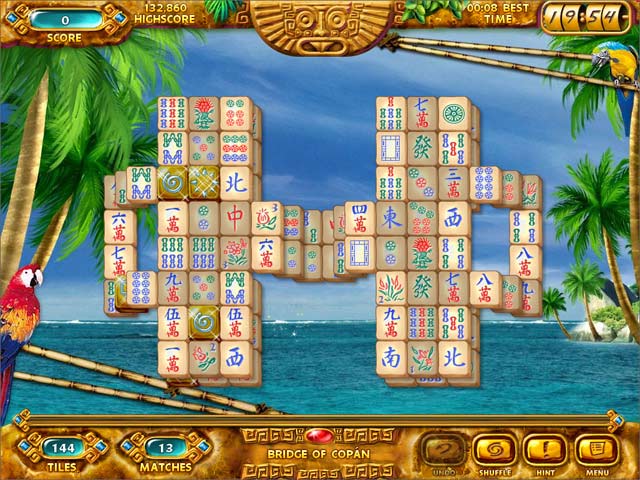 Mahjongg: Ancient Mayas game screenshot - 1