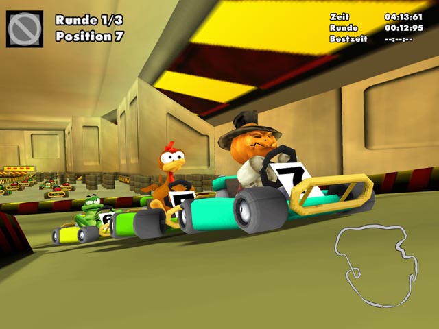 Moorhuhn Kart 2 game screenshot - 2