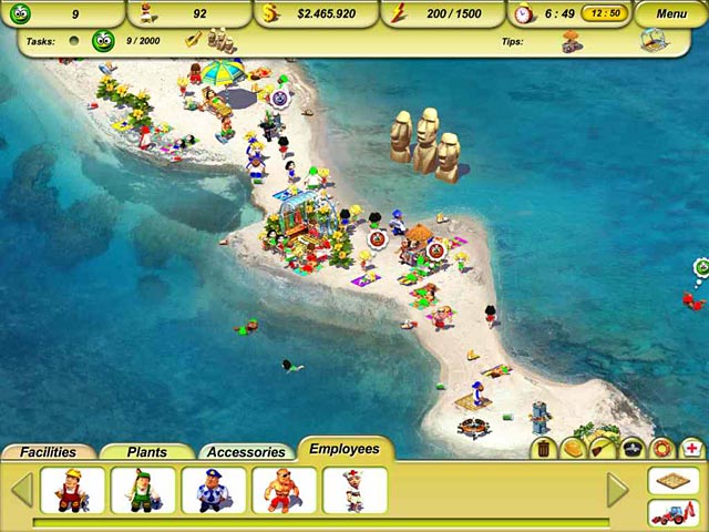 Paradise Beach 2: Around the World game screenshot - 1