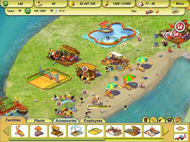 Paradise Beach 2: Around the World game screenshot - 2
