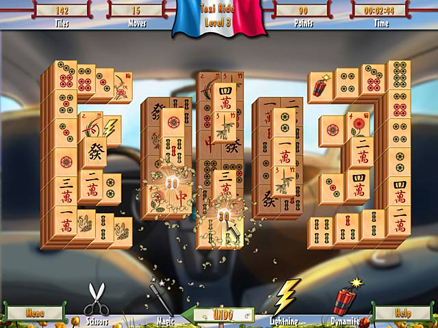 Paris Mahjong game screenshot - 3