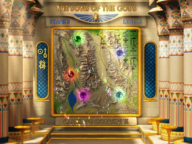 Pharaoh's Mystery game screenshot - 2
