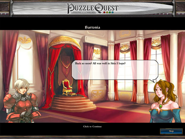 Puzzle Quest game screenshot - 2