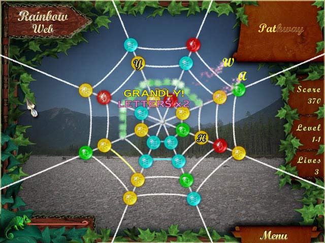 Rainbow Web game screenshot - 1