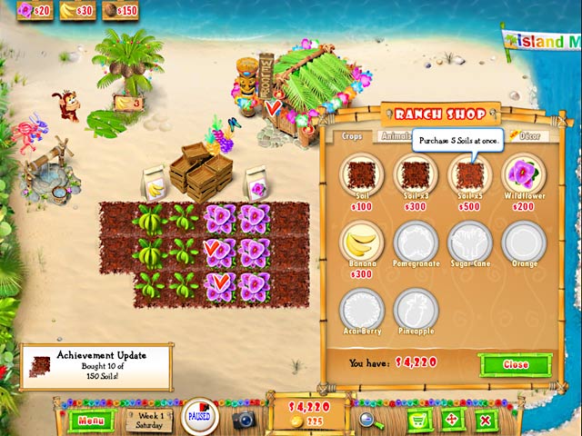 Ranch Rush 2 - Sara's Island Experiment game screenshot - 2
