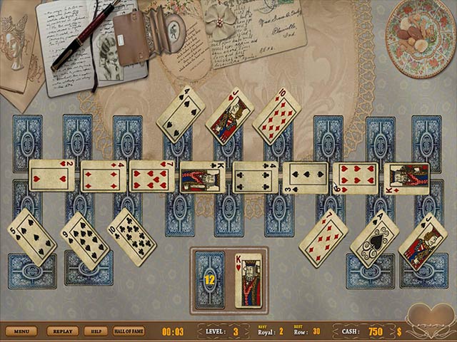 Royal Challenge Solitaire game screenshot - 3