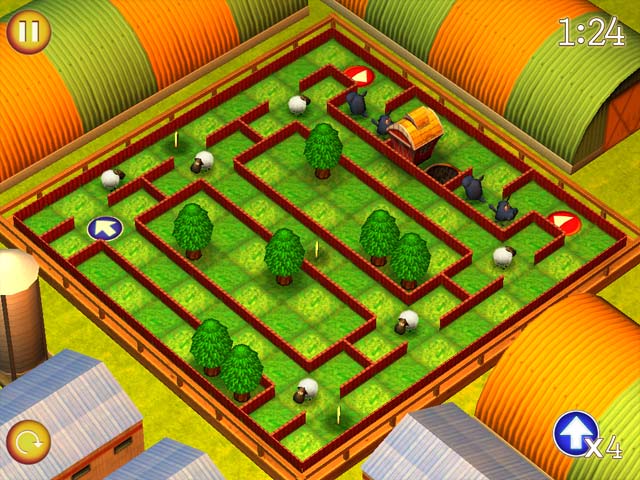 Running Sheep: Tiny Worlds game screenshot - 1