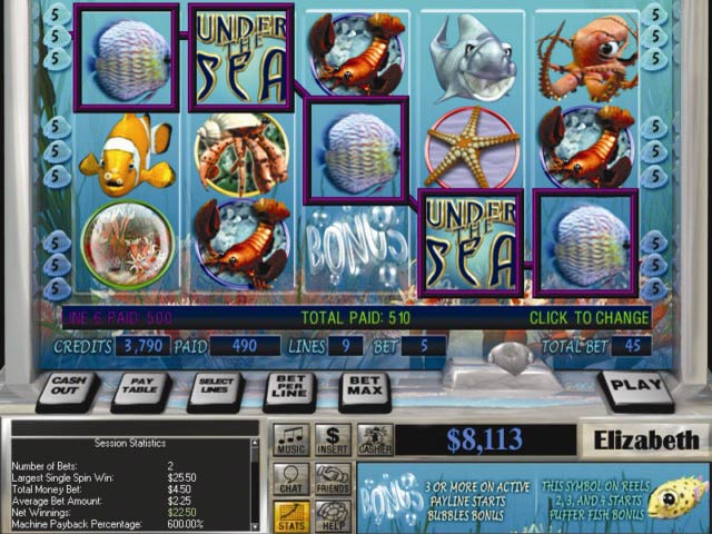 Slot Quest: Under the Sea game screenshot - 1