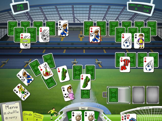 Soccer Cup Solitaire game screenshot - 3
