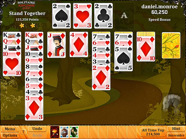 Solitaire Kingdom Quest game screenshot - 1