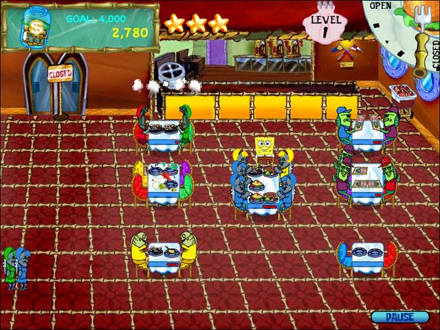 SpongeBob SquarePants Diner Dash game screenshot - 1