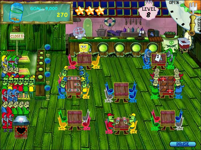 SpongeBob SquarePants Diner Dash game screenshot - 3