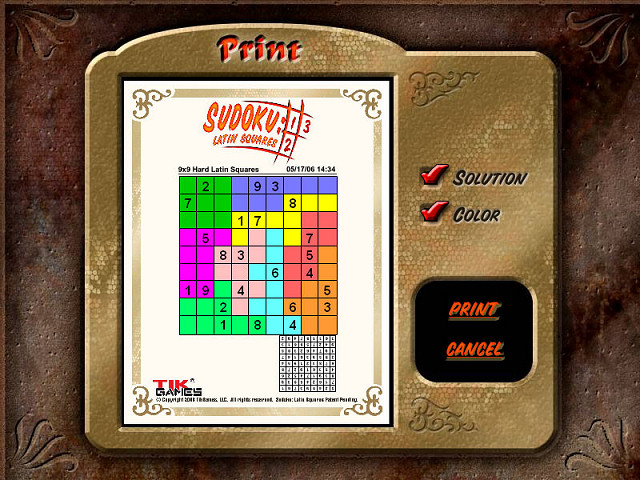 Sudoku: Latin Squares game screenshot - 2